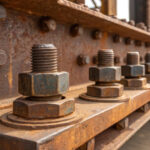 3-1/2" Rusted nut. Big nuts