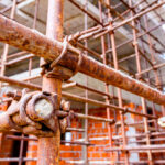 Rusted nut in difficult locations