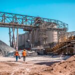 Mining Jobsite with Field Workers