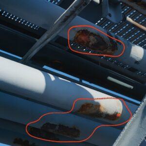 The image shows the effects and impact corrosion has on pipes